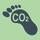 CO₂-jalanjälki (PCF)